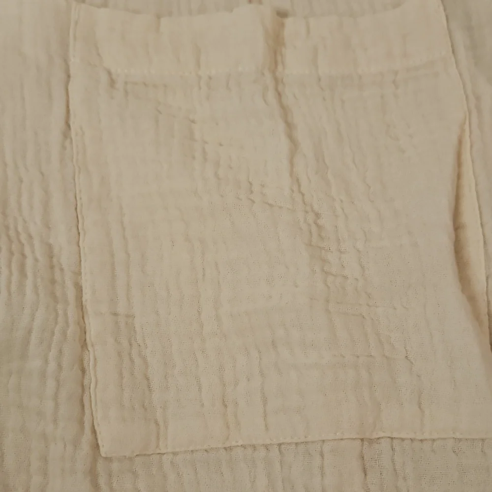 NWT ASOS DESIGN Button Down cheesecloth shirt Sz.12 - Picture 5 of 8